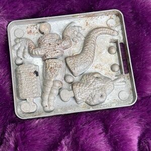 2 Vtg 1966 Mattel Creepy Crawler Thing Maker Mold Of Lizard